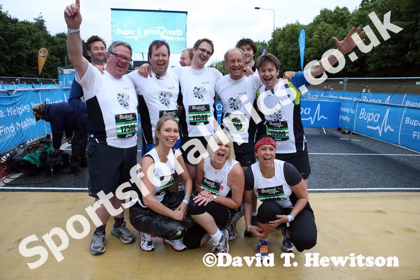 Antique presenters taking part in the BUPA Great north Run.
